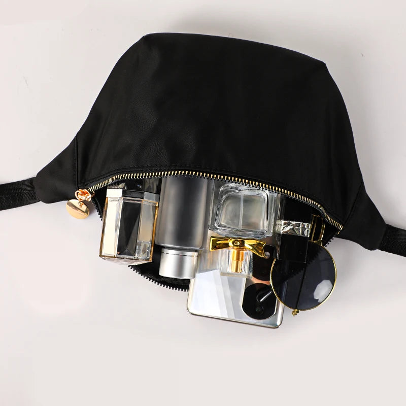 DANCURKEY Nylon Fanny Pack — Lightweight Waist Bag for Women