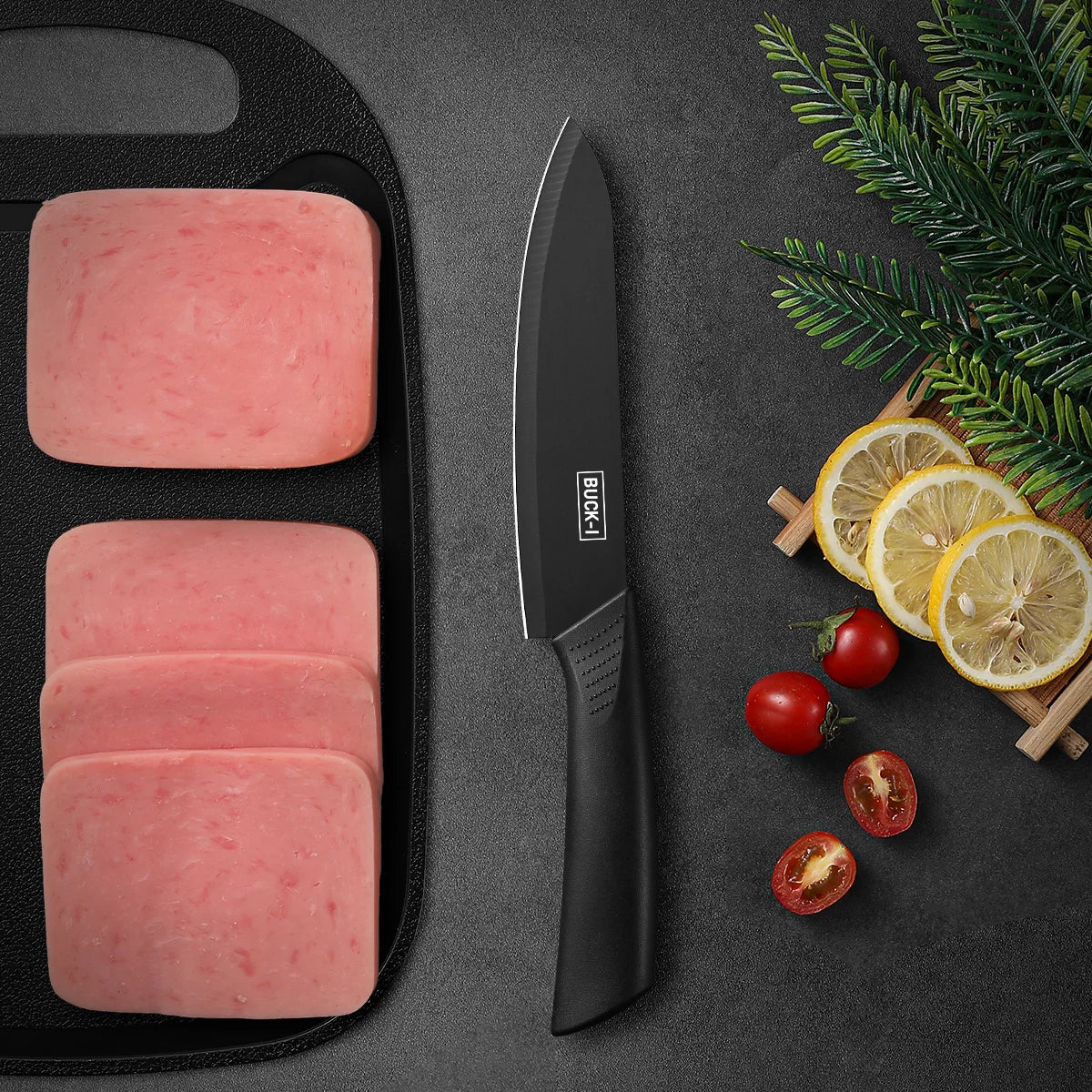 SHENJIU Kitchen Knife Set — Professional Cleaver, Chef and Fruit Knives