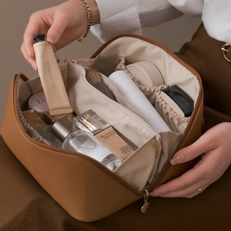 Large Capacity Travel Cosmetic Bag — Multifunction Toiletries Organizer