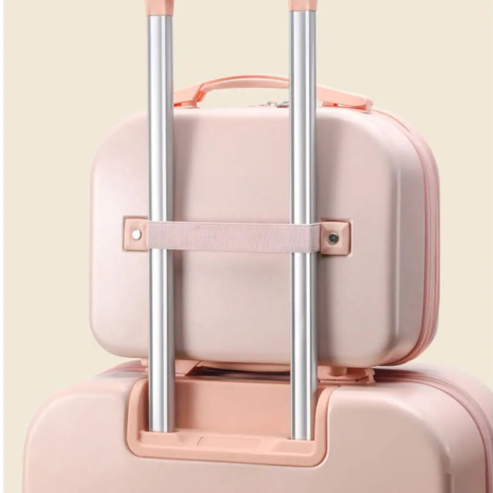 ISKYBOB Mini Carry On Suitcase — Compact Travel Luggage & Makeup Organizer