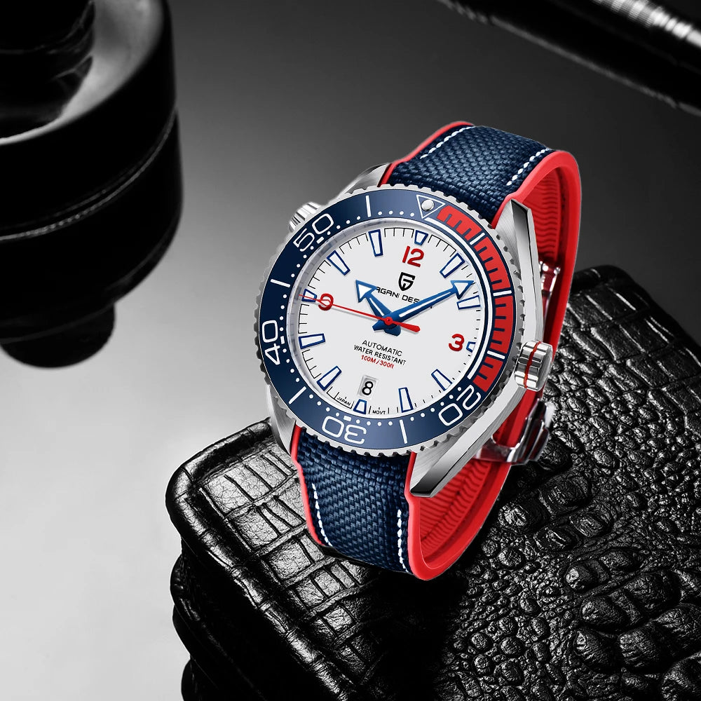 PAGANI DESIGN Luxury Men's Sports Watch — Automatic Mechanical Diver