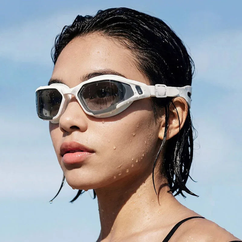Professional Swimming Goggles Set — Anti-Fog High-Definition Eyewear