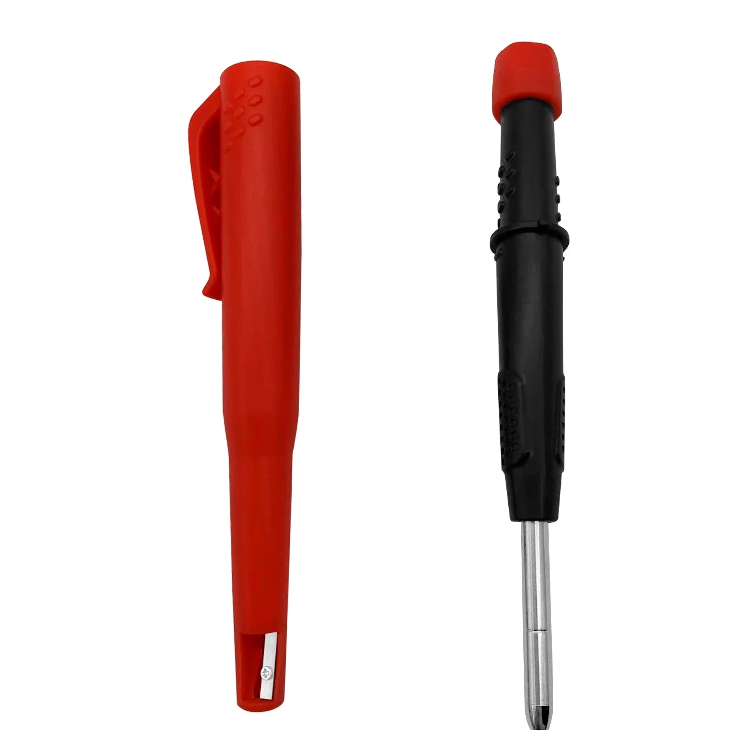 Solid Carpenter Mechanical Pencil — Integrated Sharpener & Woodworking Tool