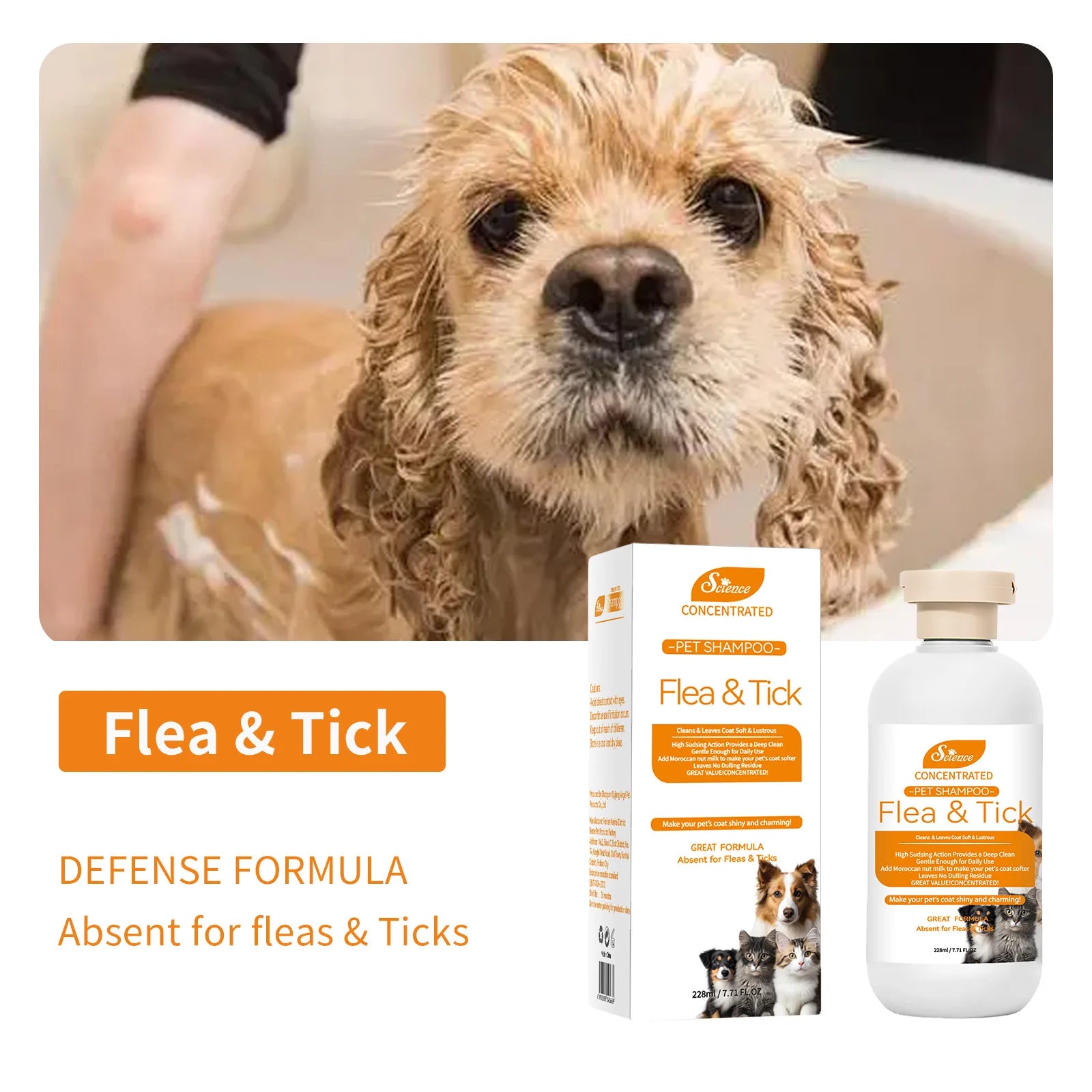 Pet Shampoo — Hypoallergenic Formula