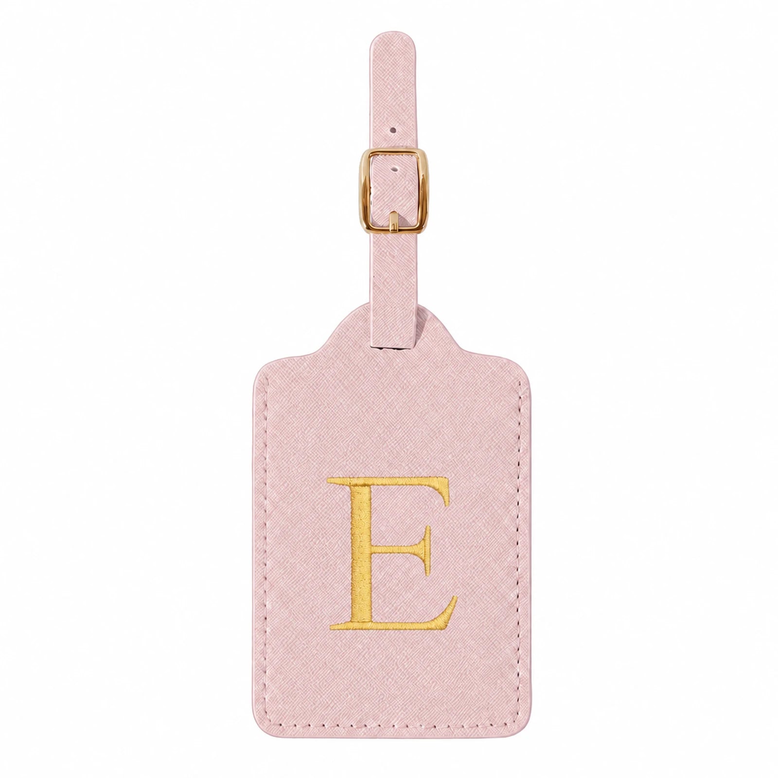 Personalized Alphabet Luggage Tag — Durable PU Leather Travel Accessory