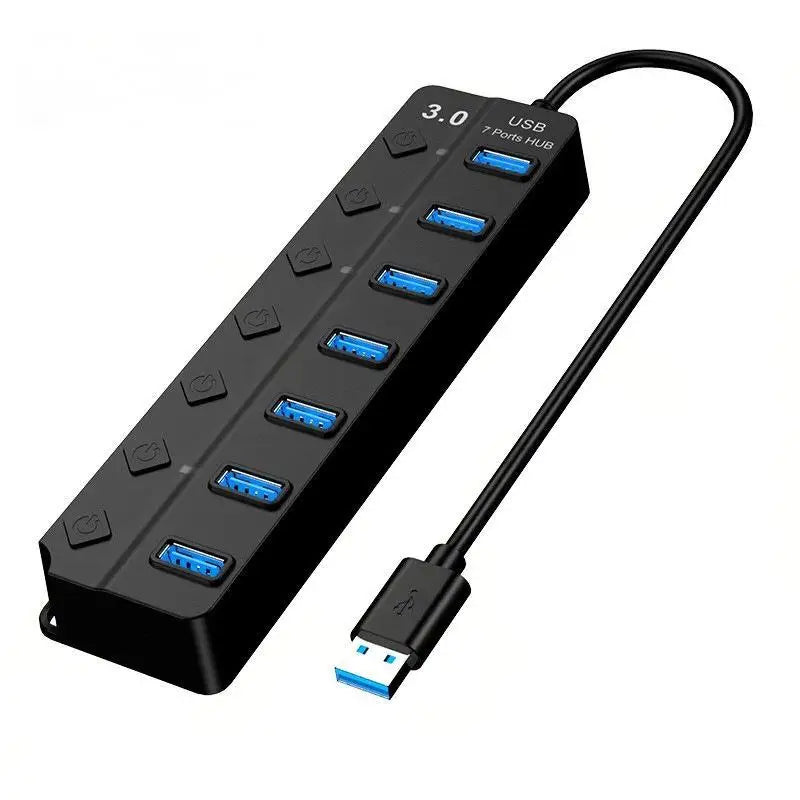PHONEPACE USB 3.0 Hub — Multi-Port Expansion with Independent Switches