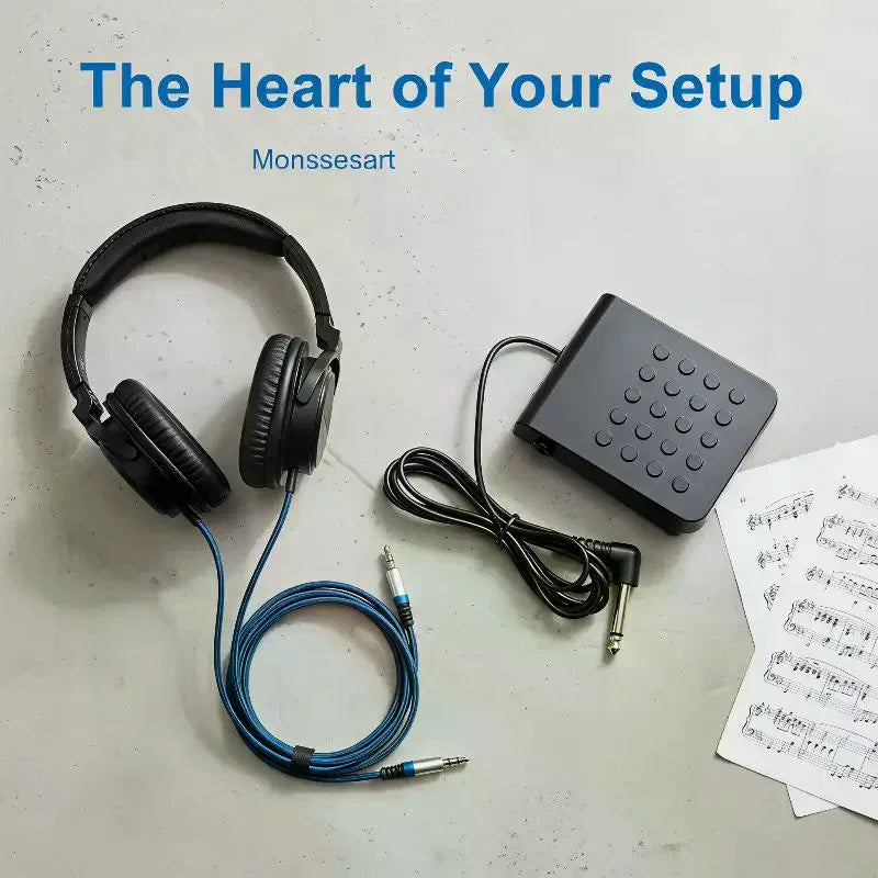 Universal Sustain Pedal — Chrome Metal Foot Pedal for Digital Pianos