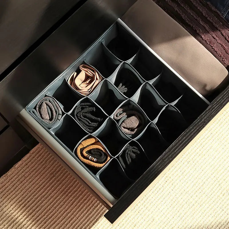 PGY Drawer Organizer Dividers — Multi-Grid Storage for Underwear and Socks