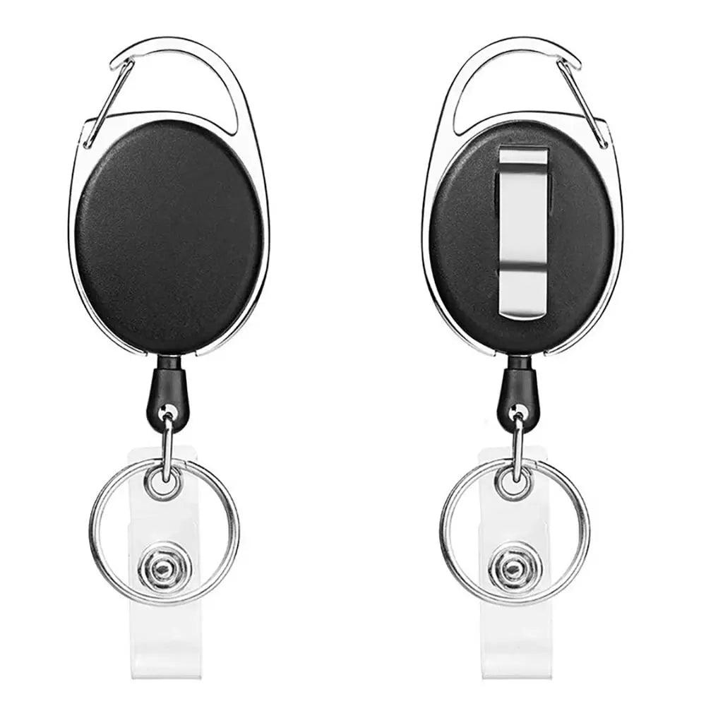 Retractable Badge Holder — Heavy Duty ID Clip with 69cm Cord