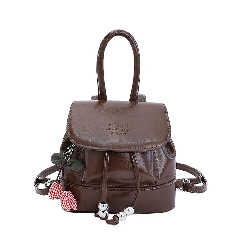 Trendy Mini Backpack — Fashionable Small Shoulder Bag for Women