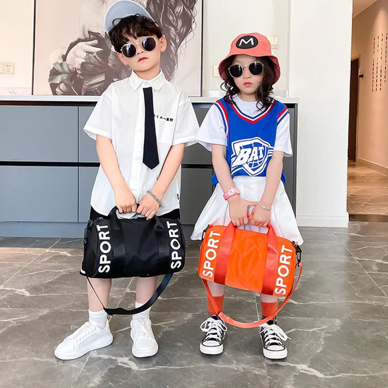 Kids' Multi-Purpose Travel Tote — Lightweight Duffle Bag for Sports and Swimming