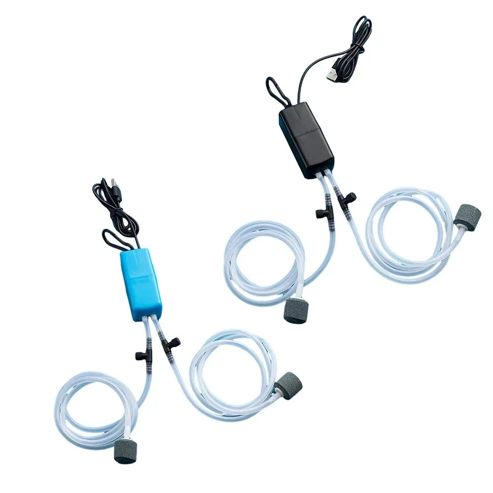 Mini Aquarium Air Pump Kit — Silent Oxygenation System for Fish Tanks