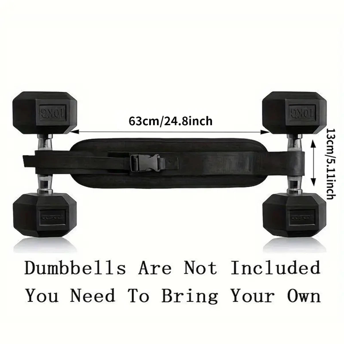 Adjustable Weighted Waist Belt — Strength Training & Hip Shaping Gear