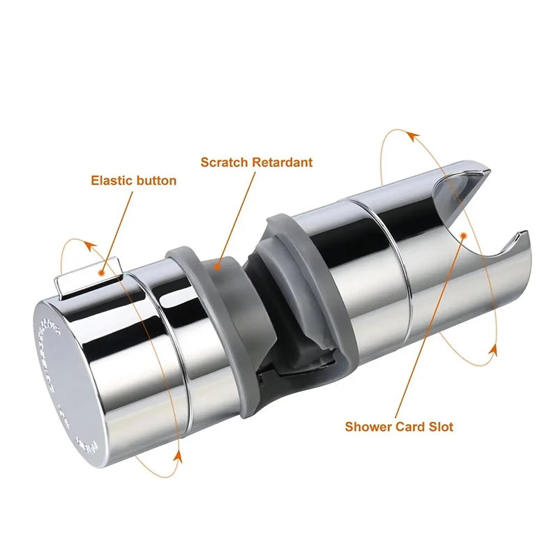 BAIHUAN Universal Shower Head Holder — Adjustable Slide Bar Bracket
