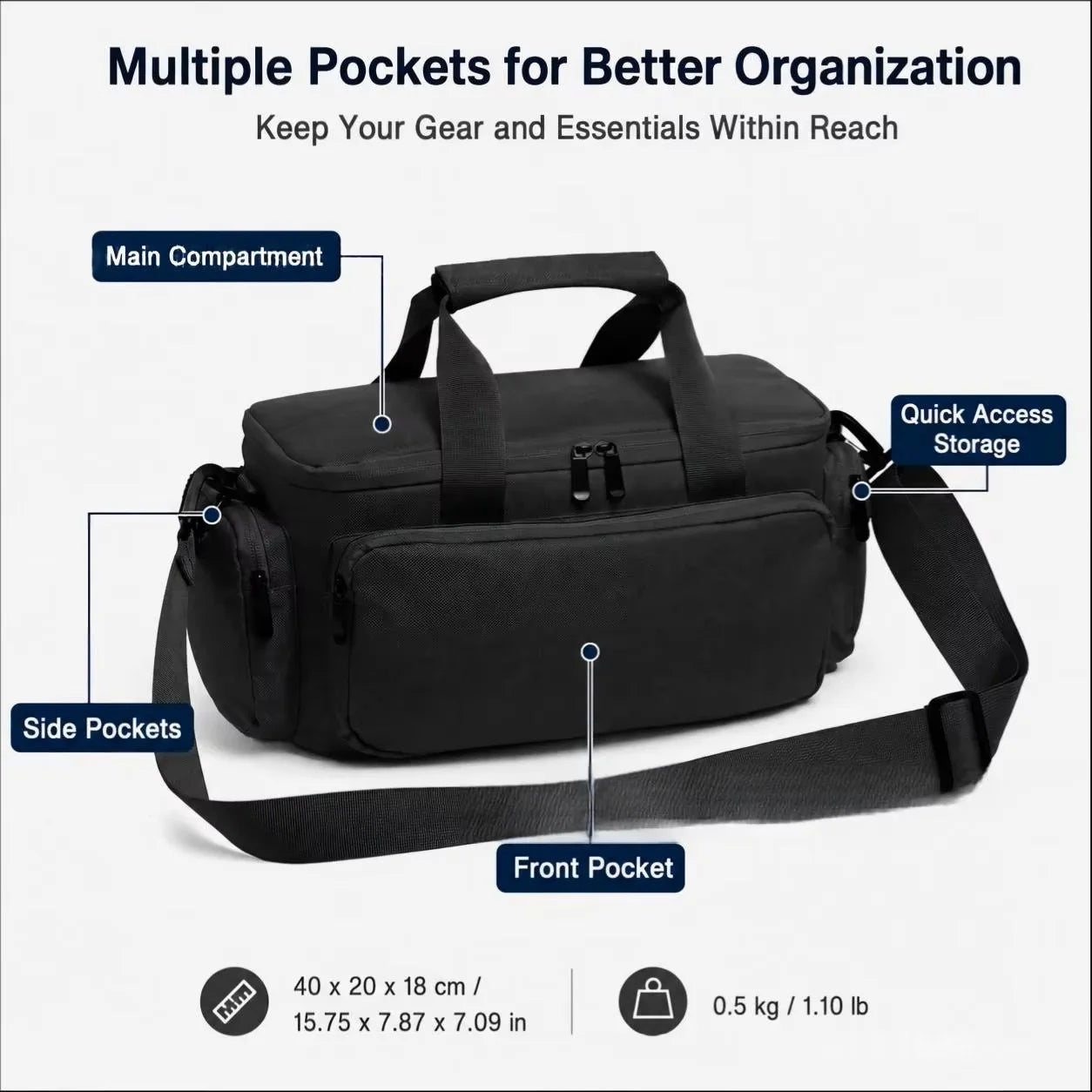 AZ haoFUq Camera Bag — Water-Resistant Shockproof Travel Case
