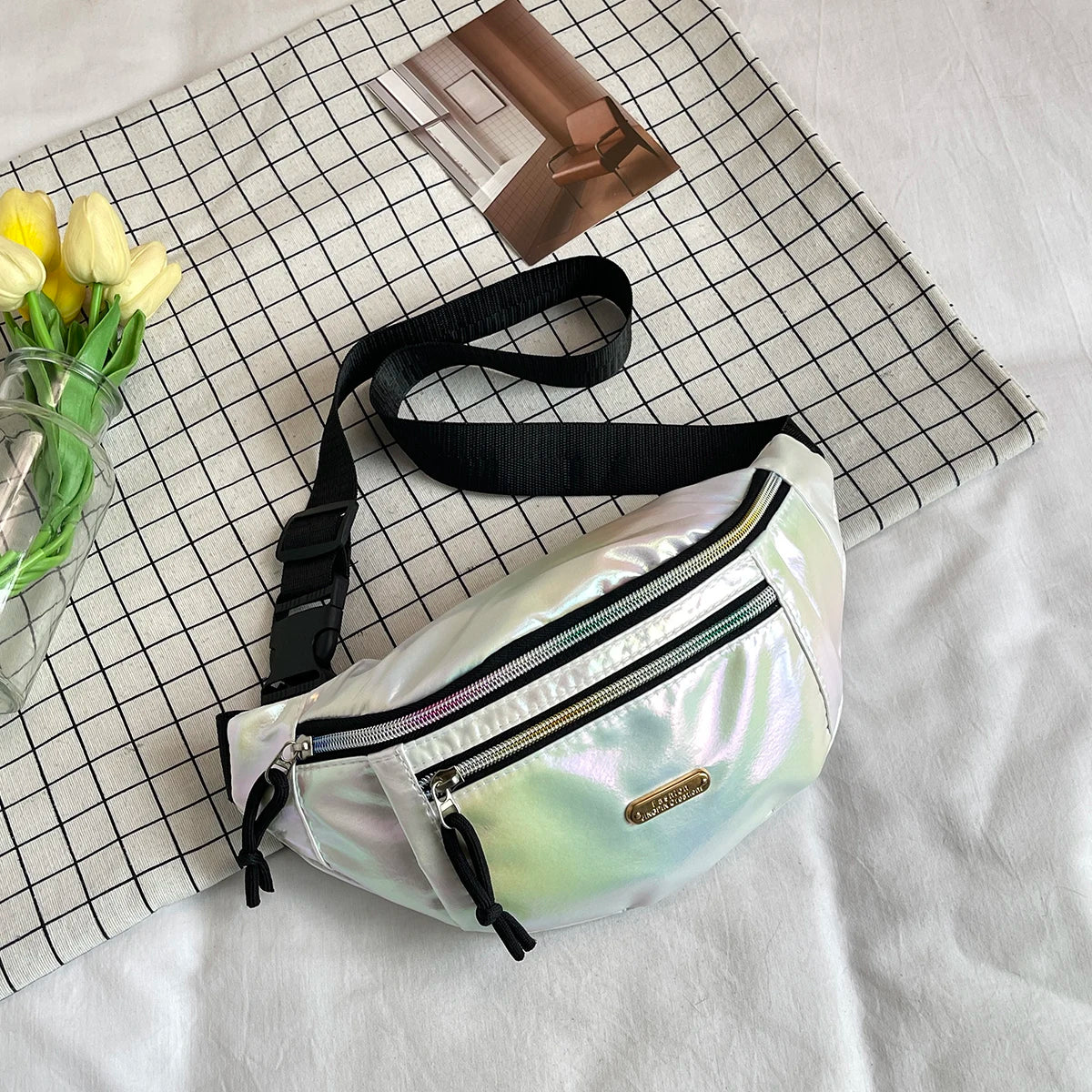 AEROCANDY Unisex Waist Pack — Adjustable Crossbody Travel Bag