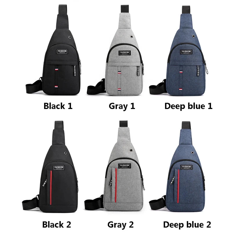 RPXBGUCKARHG Sling Chest Bag — Casual Oxford Cloth Messenger Bag