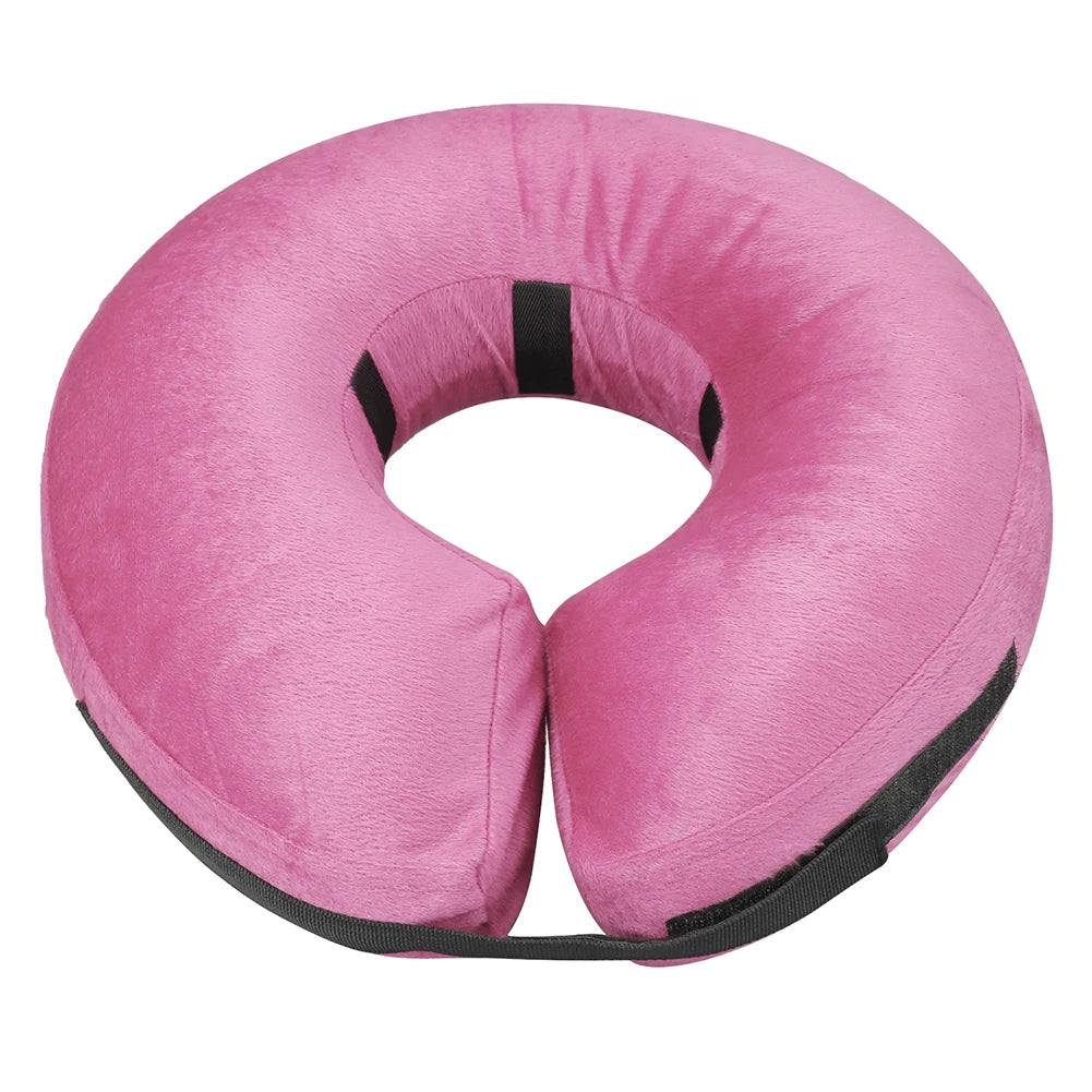 Inflatable Pet Recovery Collar — Soft Protective Cone for Dogs and Cats
