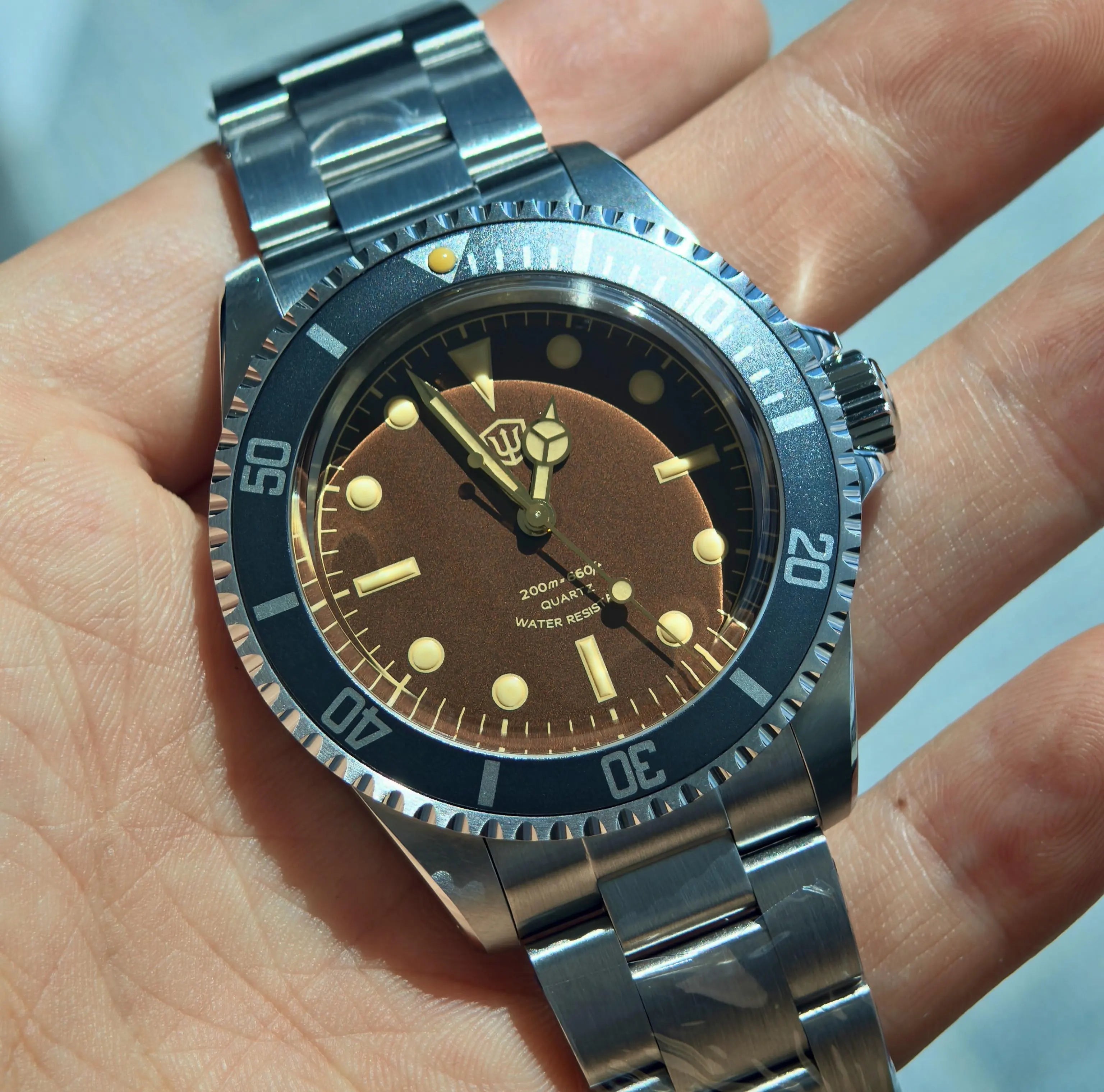 Watchdives WD5514Q Diver Watch — 40mm Quartz with Sweep Second Hand