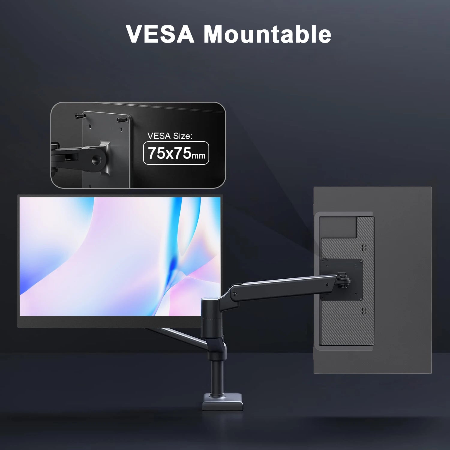 18.5 Inch Portable Monitor — 120Hz 1080P IPS Display with 180° Kickstand