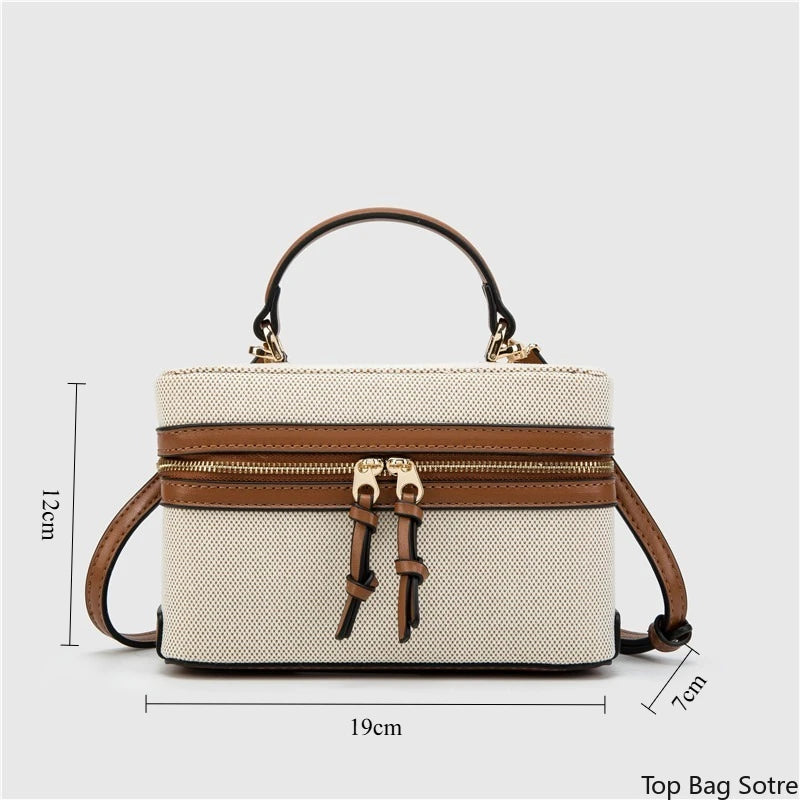 miflame Women's Mini Crossbody Bag — Structured Convertible Shoulder Bag