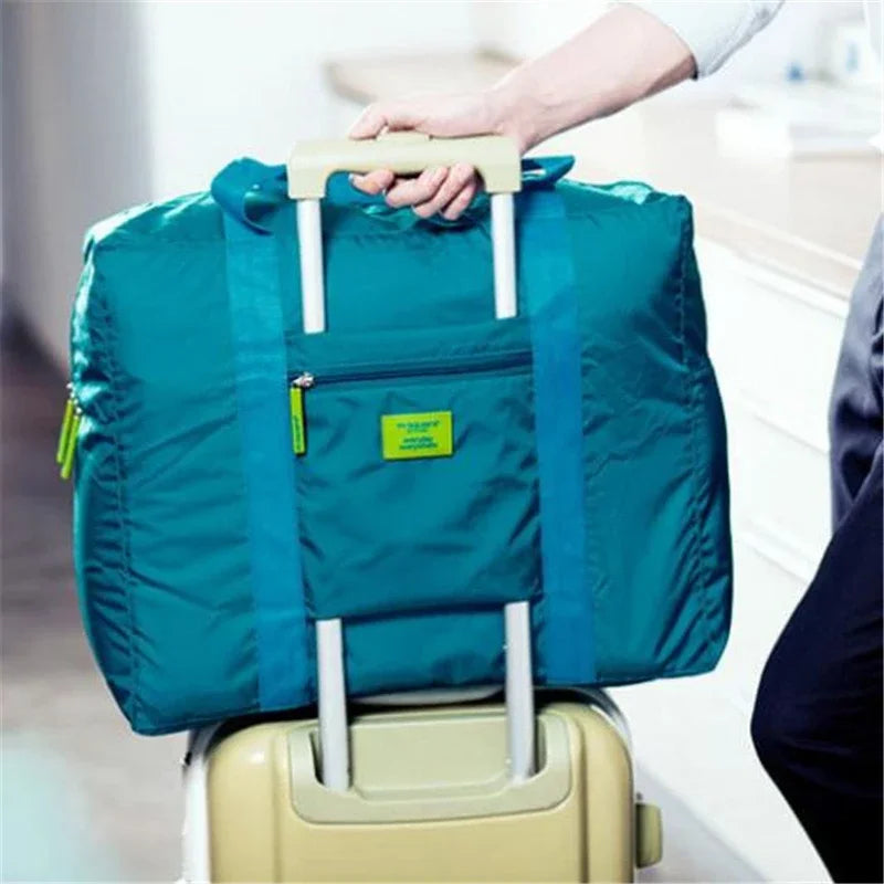 Foldable Travel Duffel Bag — Lightweight Water Resistant Weekender
