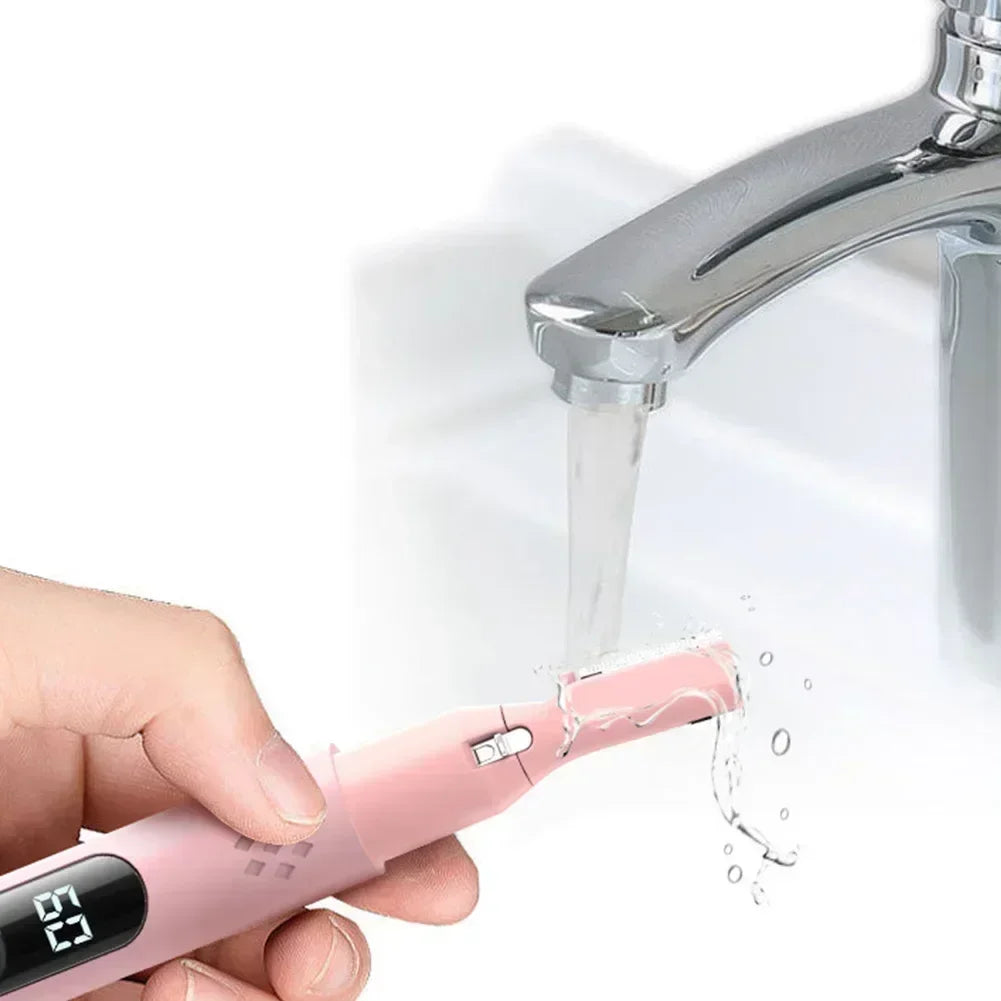 Portable Electric Eyebrow Trimmer — Multifunctional Facial Hair Remover