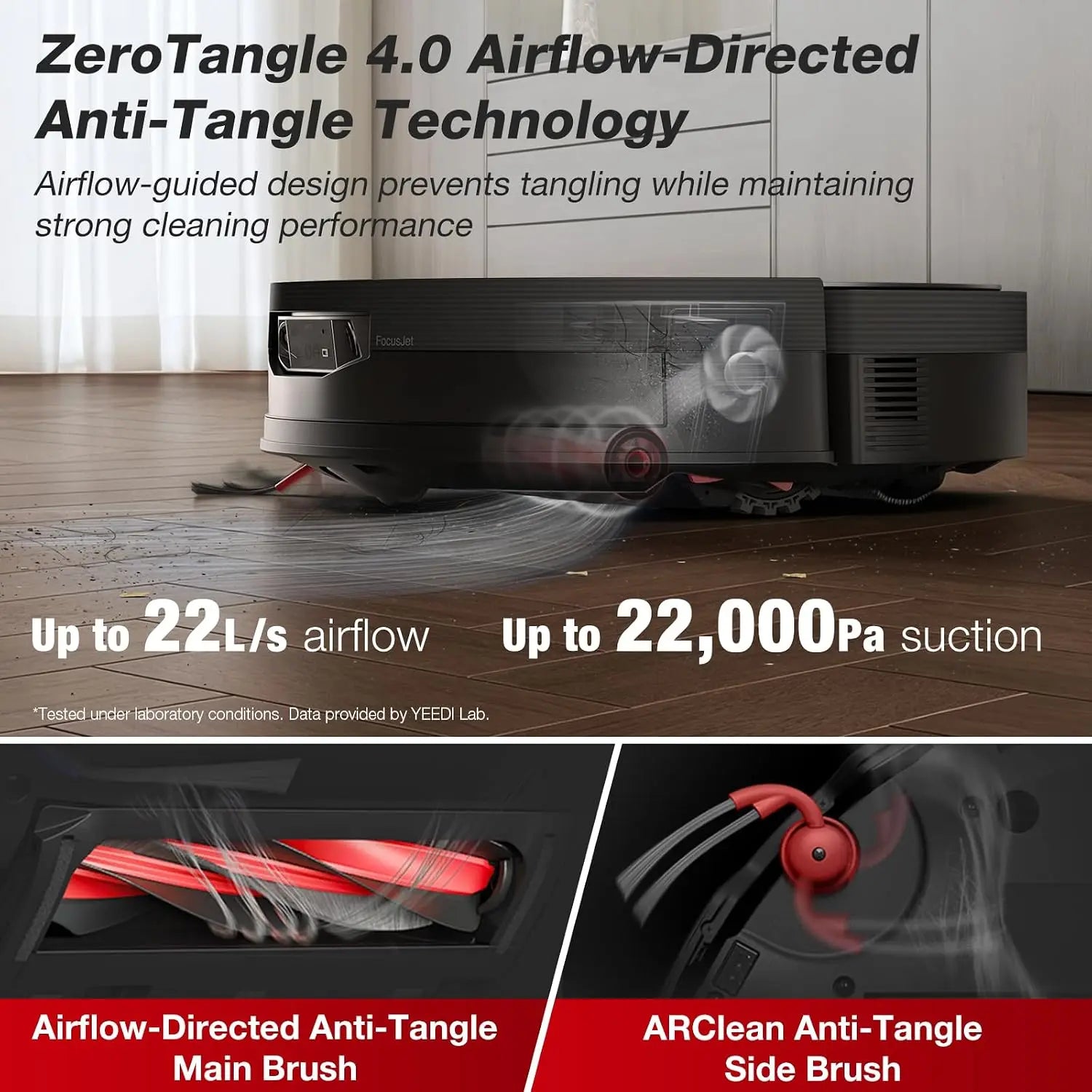MelodySusie Robot Vacuum — Advanced Pre-Spray Cleaning Floor Cleaner