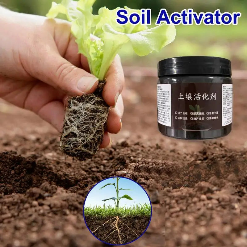 Potassium Fulvicate Soil Activator — Organic Plant Growth Fertilizer