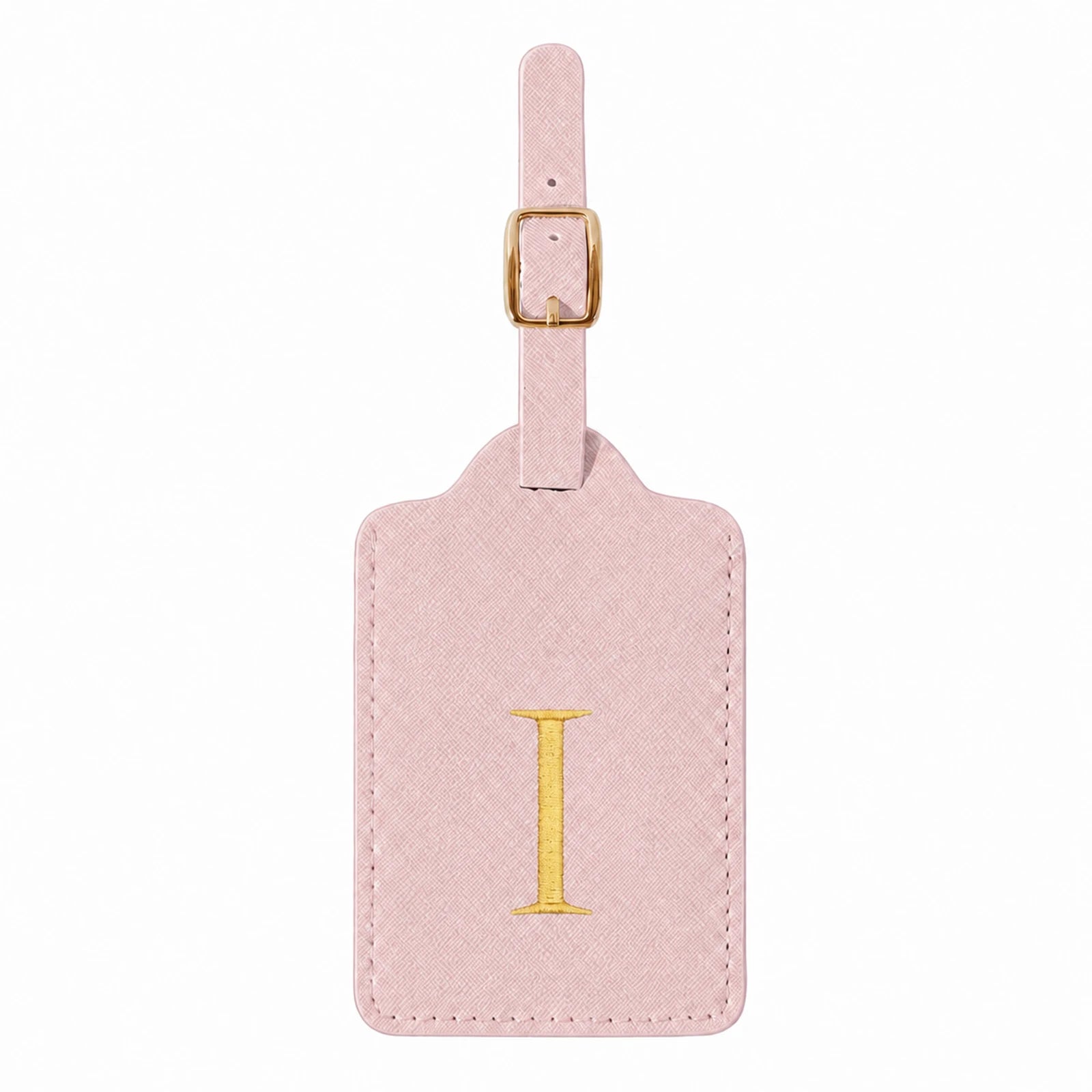 Personalized Alphabet Luggage Tag — Durable PU Leather Travel Accessory