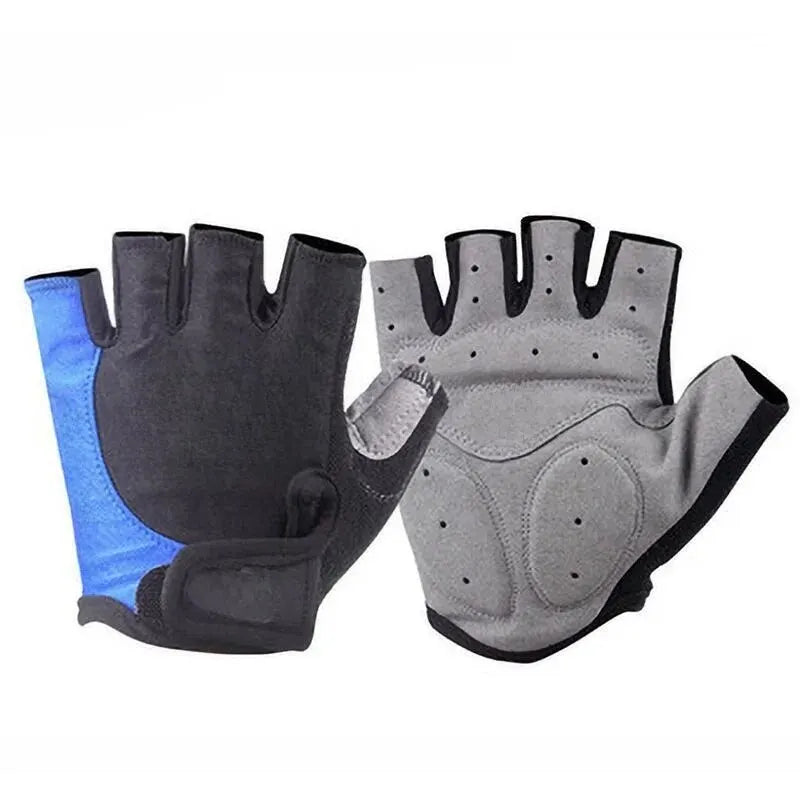 Half Finger Cycling Gloves — Breathable Anti-Slip Sports Mitts