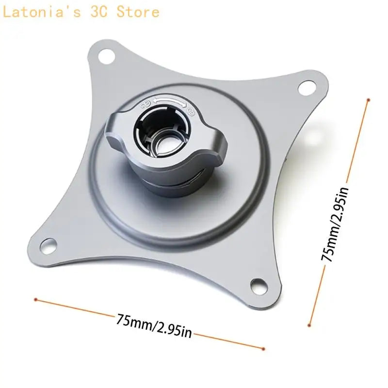 Portable Metal Monitor Stand — Adjustable VESA Desk Mount for Small Displays