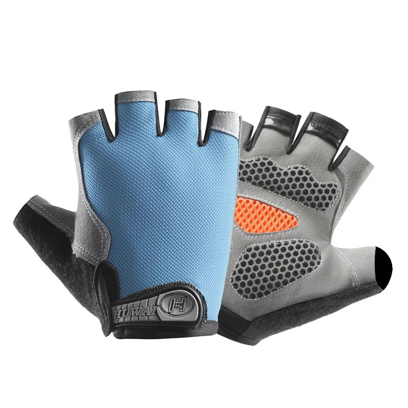 GAFASTWO Cycling Gloves — Breathable Shockproof Half Fingerless Mittens
