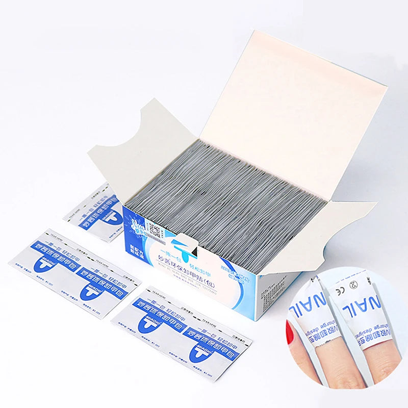 Gel Nail Polish Remover Pads — Efficient Foil Wraps for UV Gel Removal