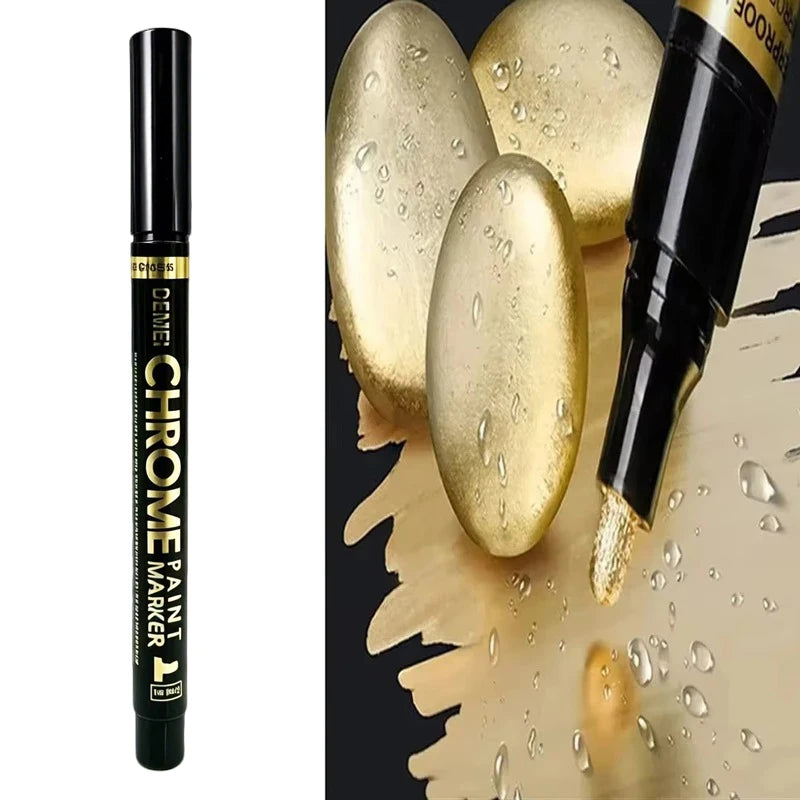 Mirror Marker Pens — High Gloss Reflective Paint for DIY Crafts