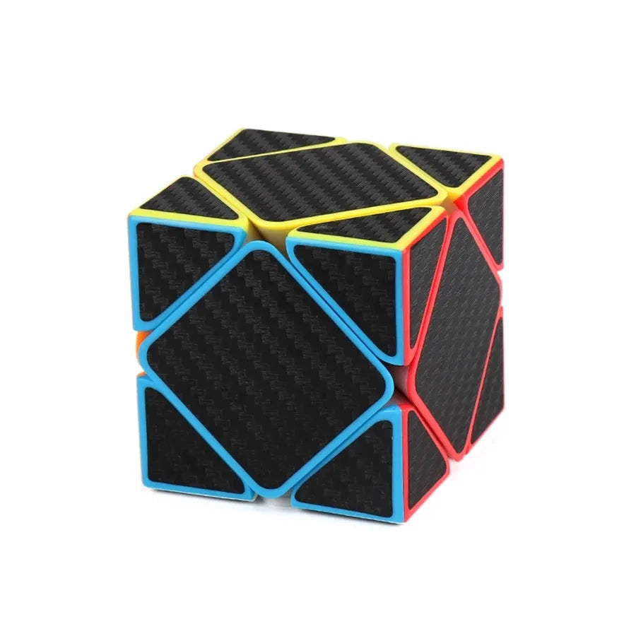 Carbon Fiber Texture Puzzle Cube Collection — Brain Teaser for All Skill Levels