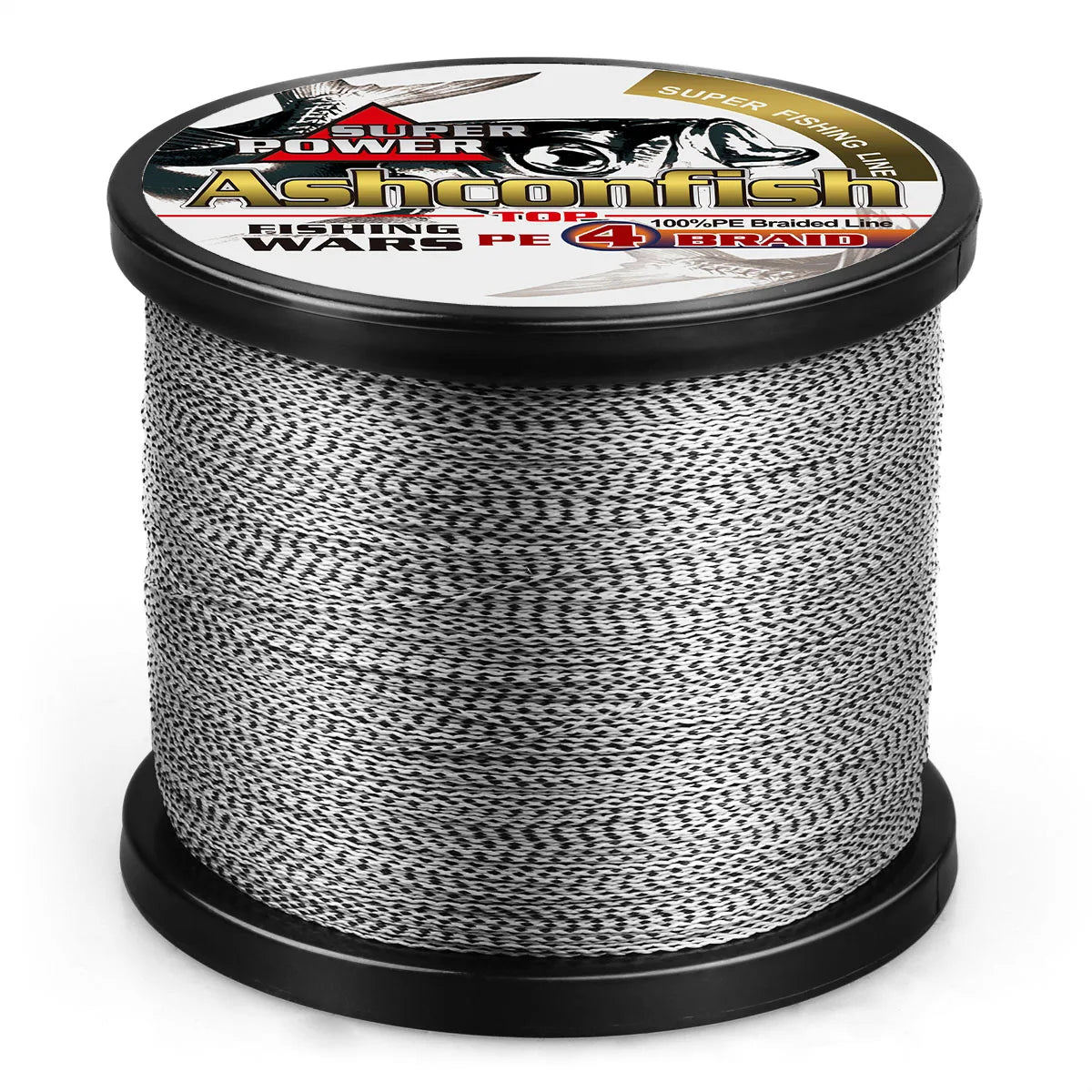 Ashconfish Braided Fishing Line — High Strength 4-Strand PE Multifilament