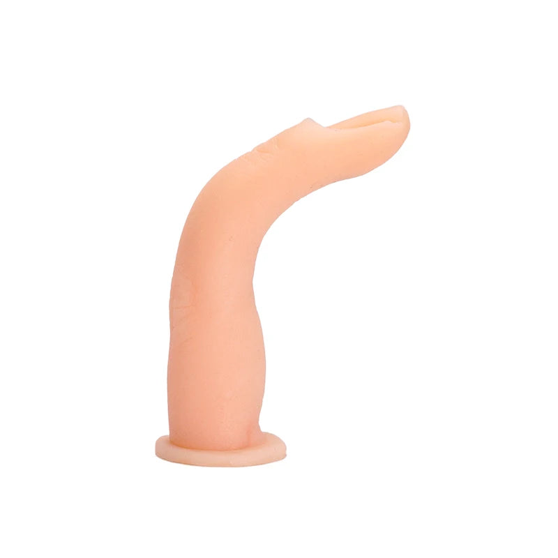 Silicone Nail Art Training Hand — Bendable Practice Finger with Joints
