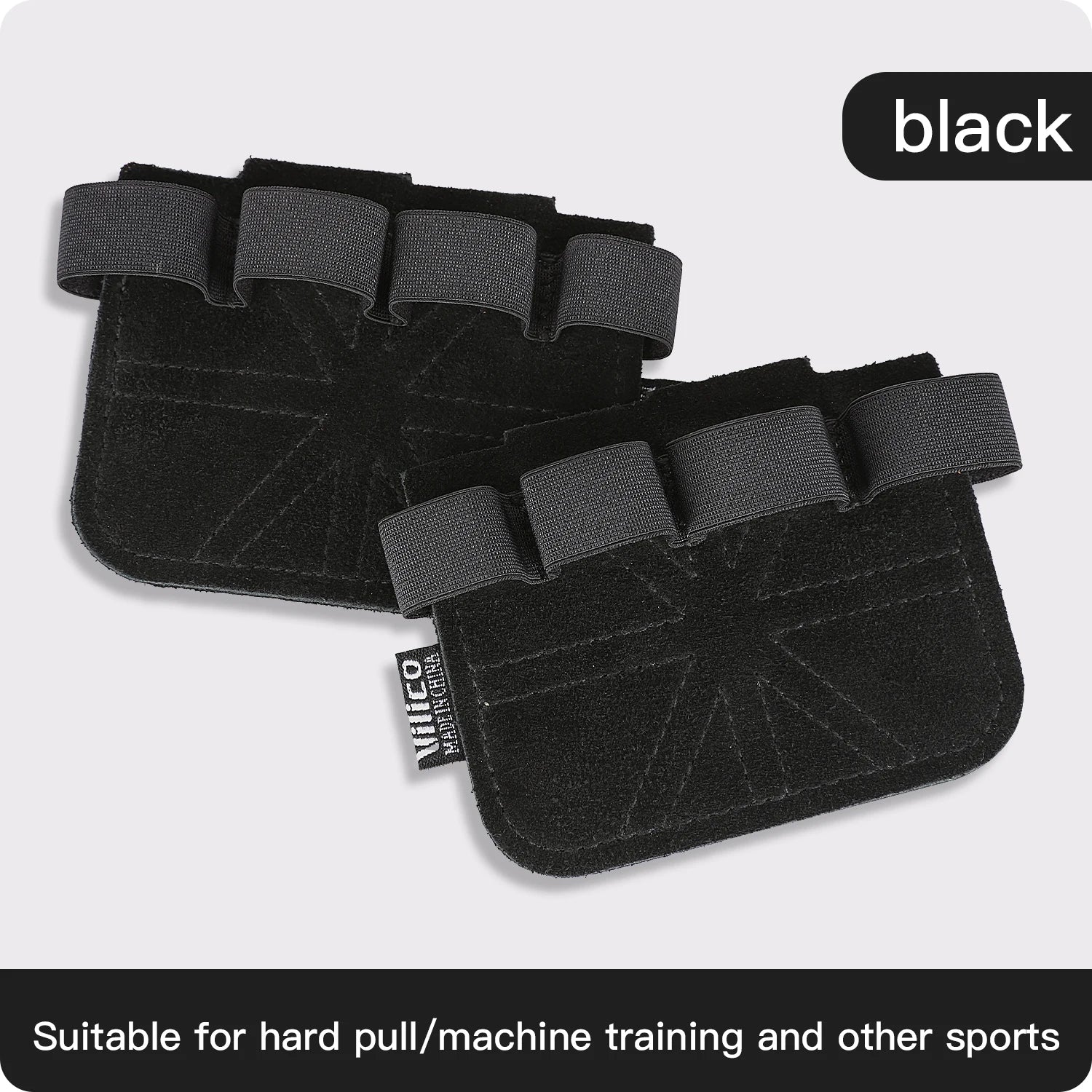 Leather Weight Lifting Training Gloves — Palm Protection for Fitness & Gymnastics