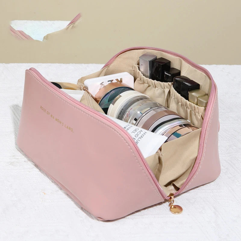 Portable Travel Cosmetic Bag — Waterproof Makeup Case & Organizer