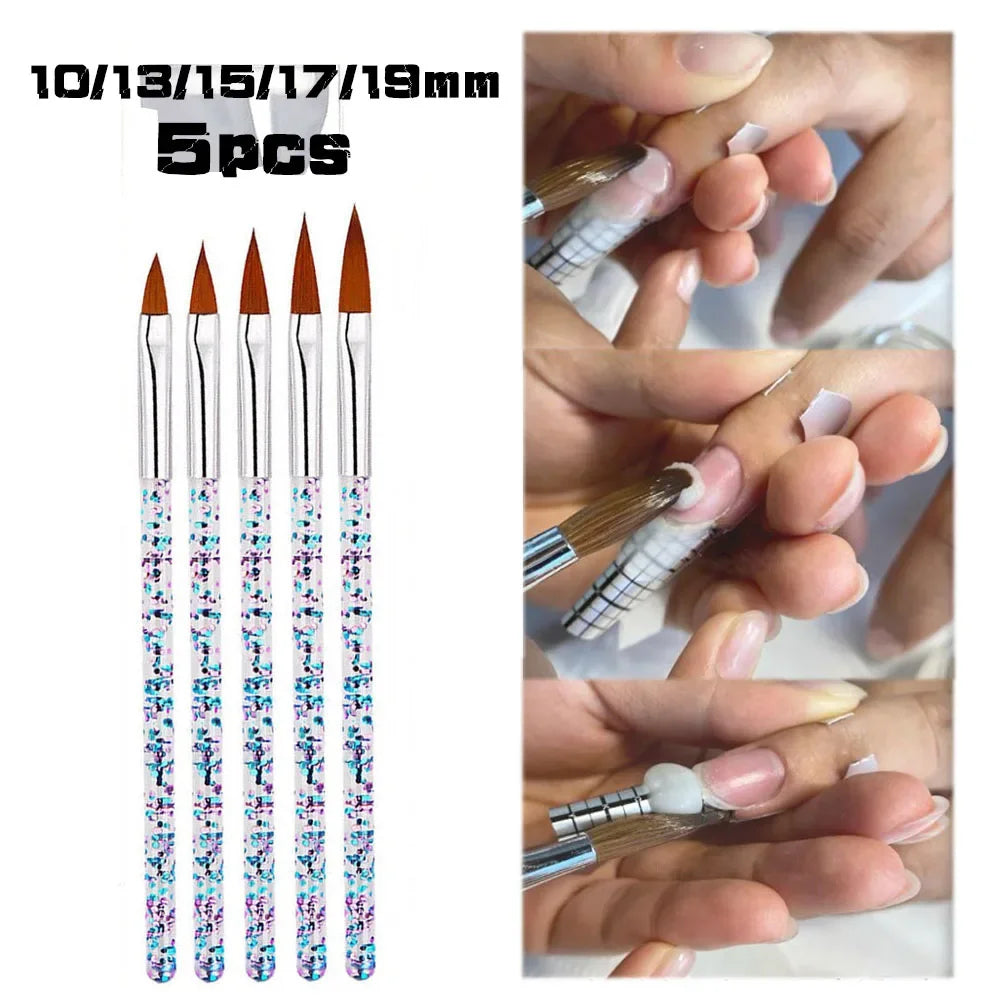 HotPress Professional Acrylic Nail Kit — 8-Piece Monomer and Powder Set