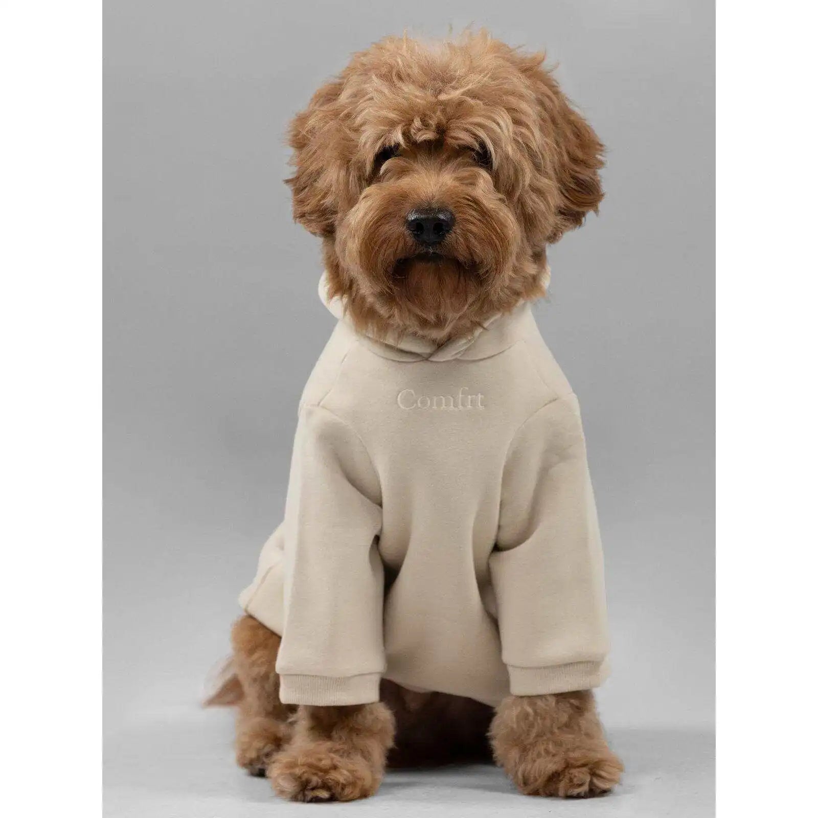 Warm Pet Hoodie — Soft Cotton Blend Sweatshirt with Leash Opening