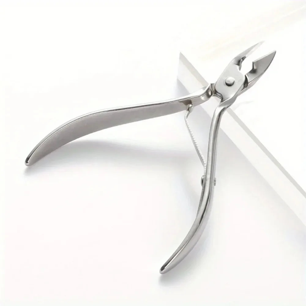Stainless Steel Cuticle Nipper — Professional Manicure & Pedicure Tool