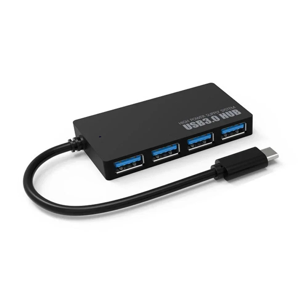 ICANING USB 3.0 4-Port Hub — High Speed Data Expander for Laptop and PC