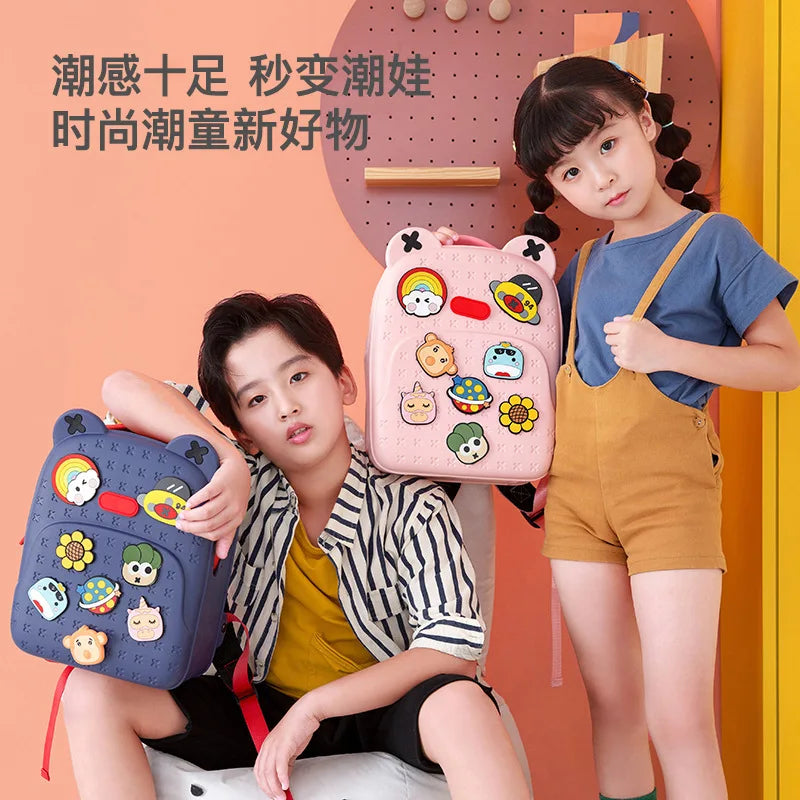 AWINPOP Kids Kawaii Backpack — Waterproof EVA School Bag for Boys and Girls