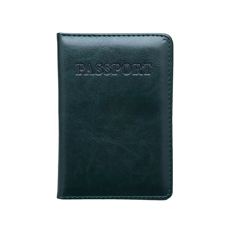baellerry PU Leather Passport Cover — Travel Wallet with Card Holders