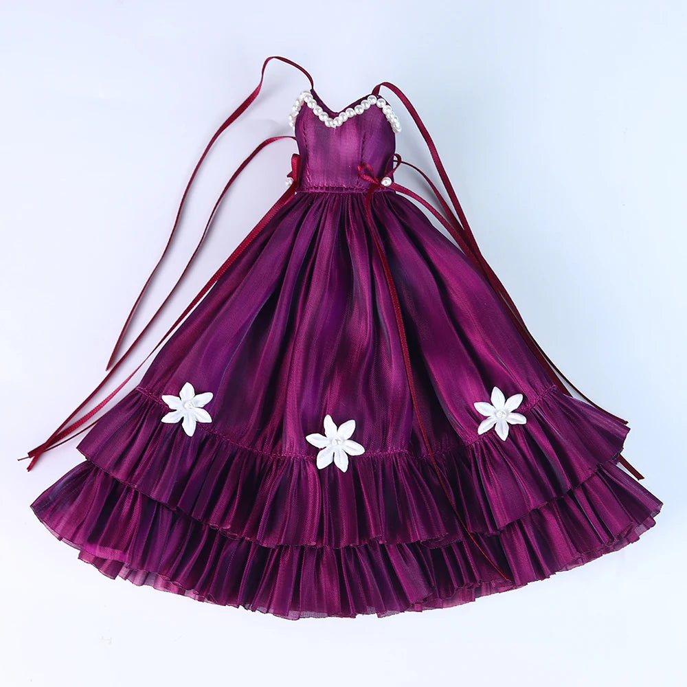 DBS Premium Evening Dress — Minimalist 1/6 Scale Doll Clothing