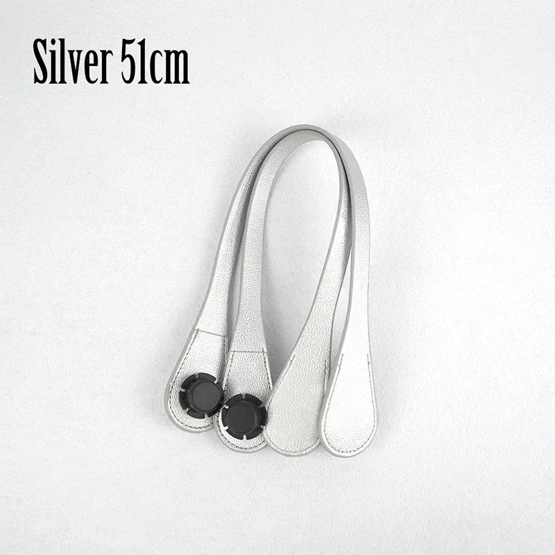 TANQU PU Leather Replacement Handles — Slim Shoulder Straps for Handbags