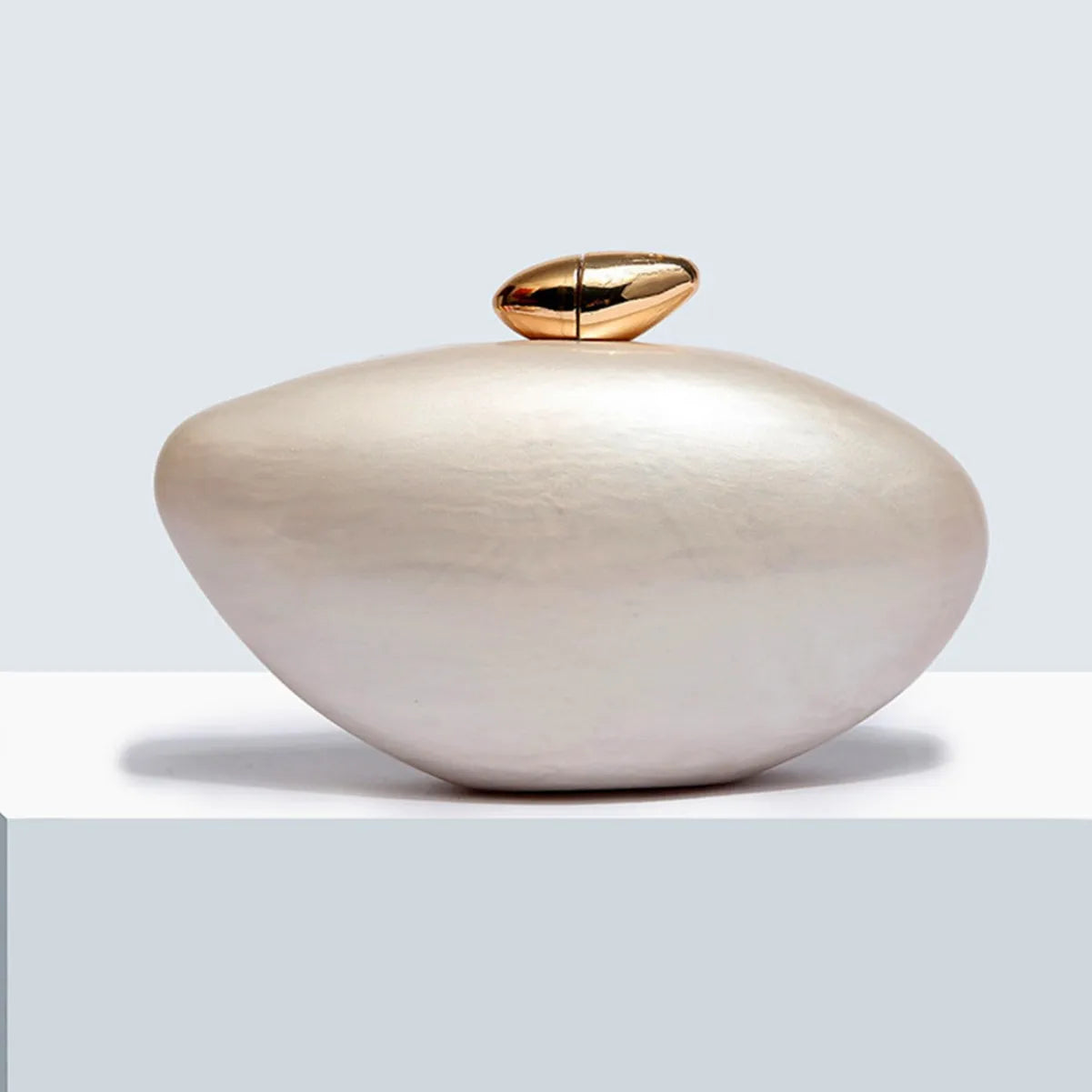 ABQP Retro Acrylic Marble Evening Bag — Elegant Minaudiere Clutch for Parties