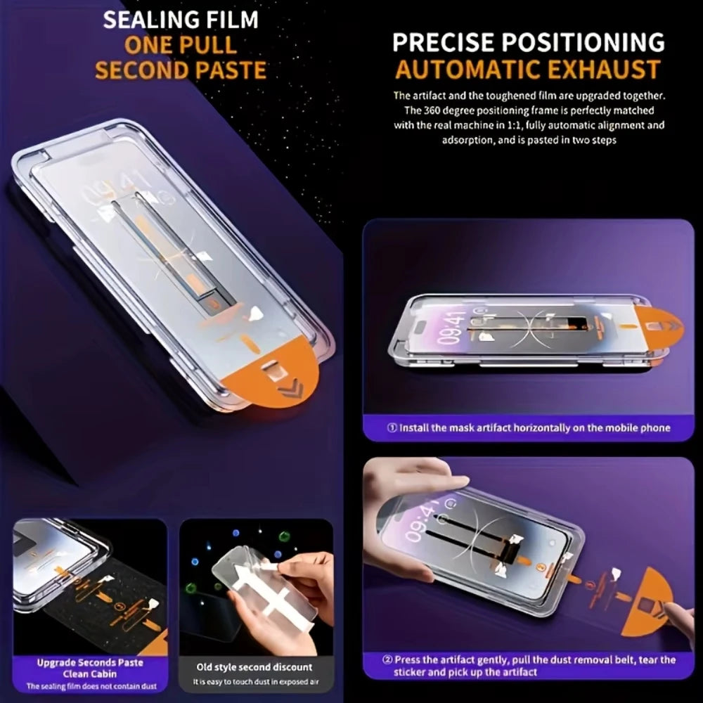 NNBILI Tempered Glass Screen Protector — Anti-Scratch & Clear Front Film